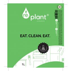 RE:PLANT címke Eat Clean Eat| 1L palackhoz 