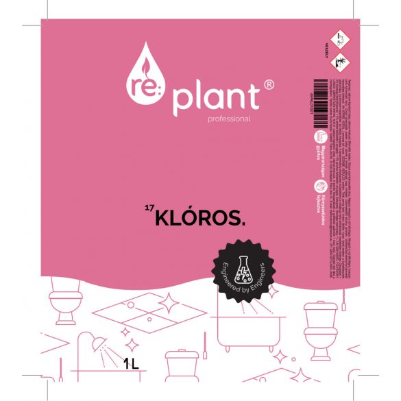 RE:PLANT címke Klóros| 1L palackhoz 