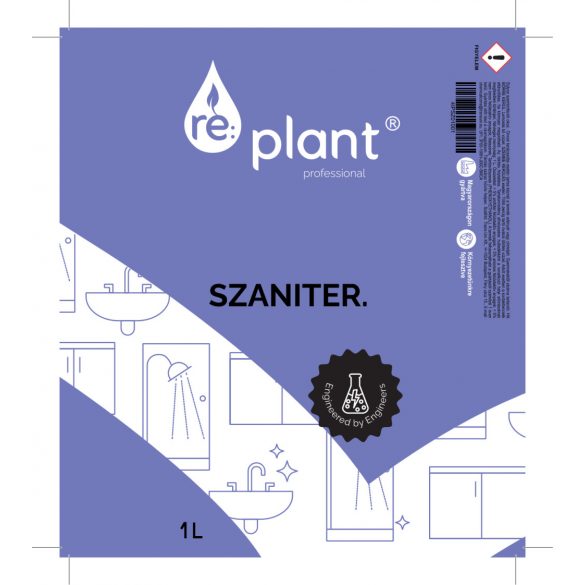 RE:PLANT címke Szaniter| 1L palackhoz 