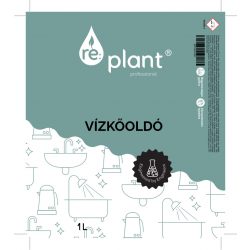 RE:PLANT címke Vízkőoldó| 1L palackhoz 